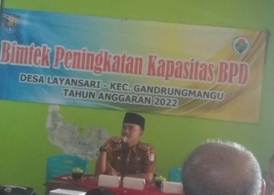 Bimtek peningkatan bpd